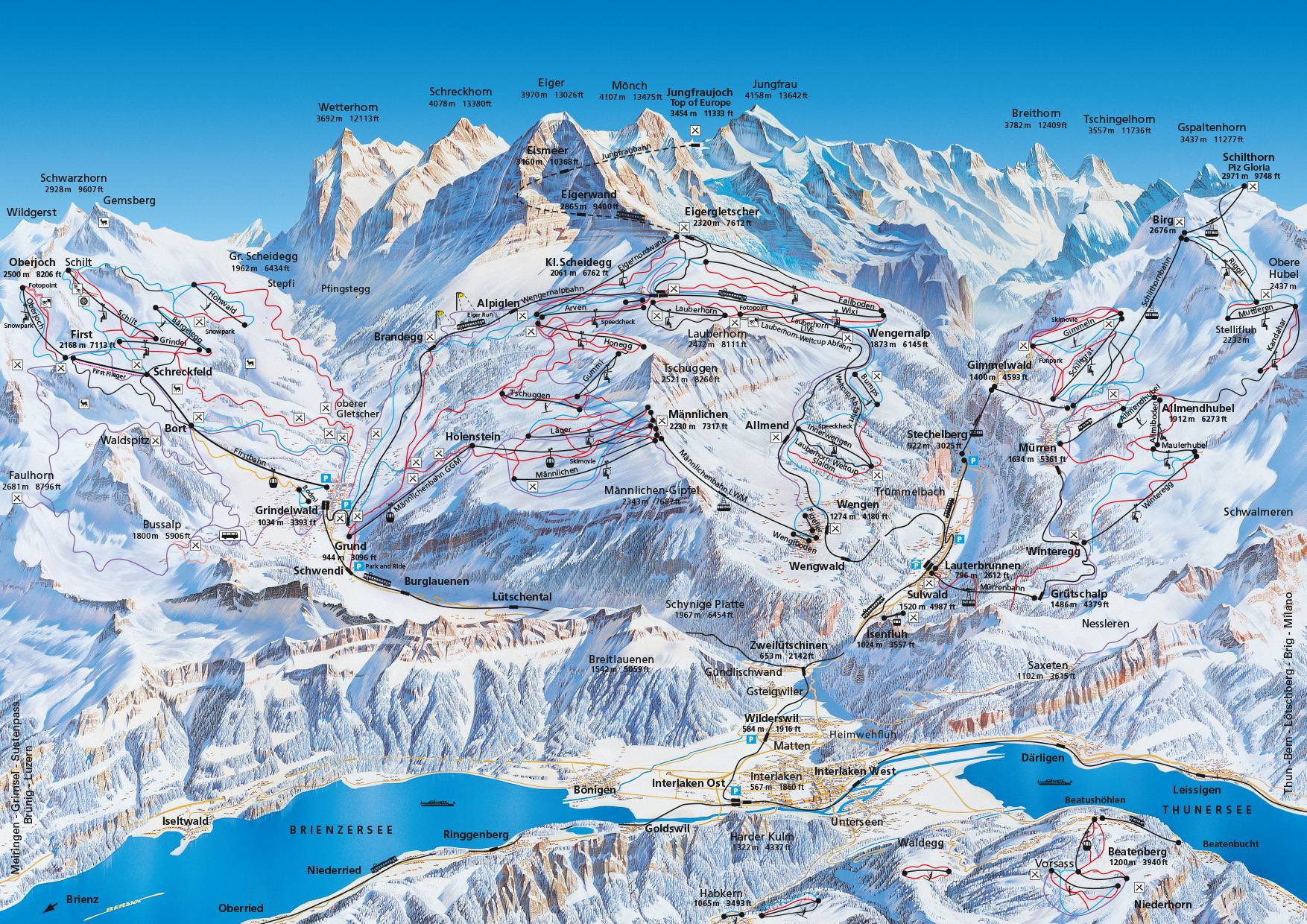 Ski Resort Interlaken